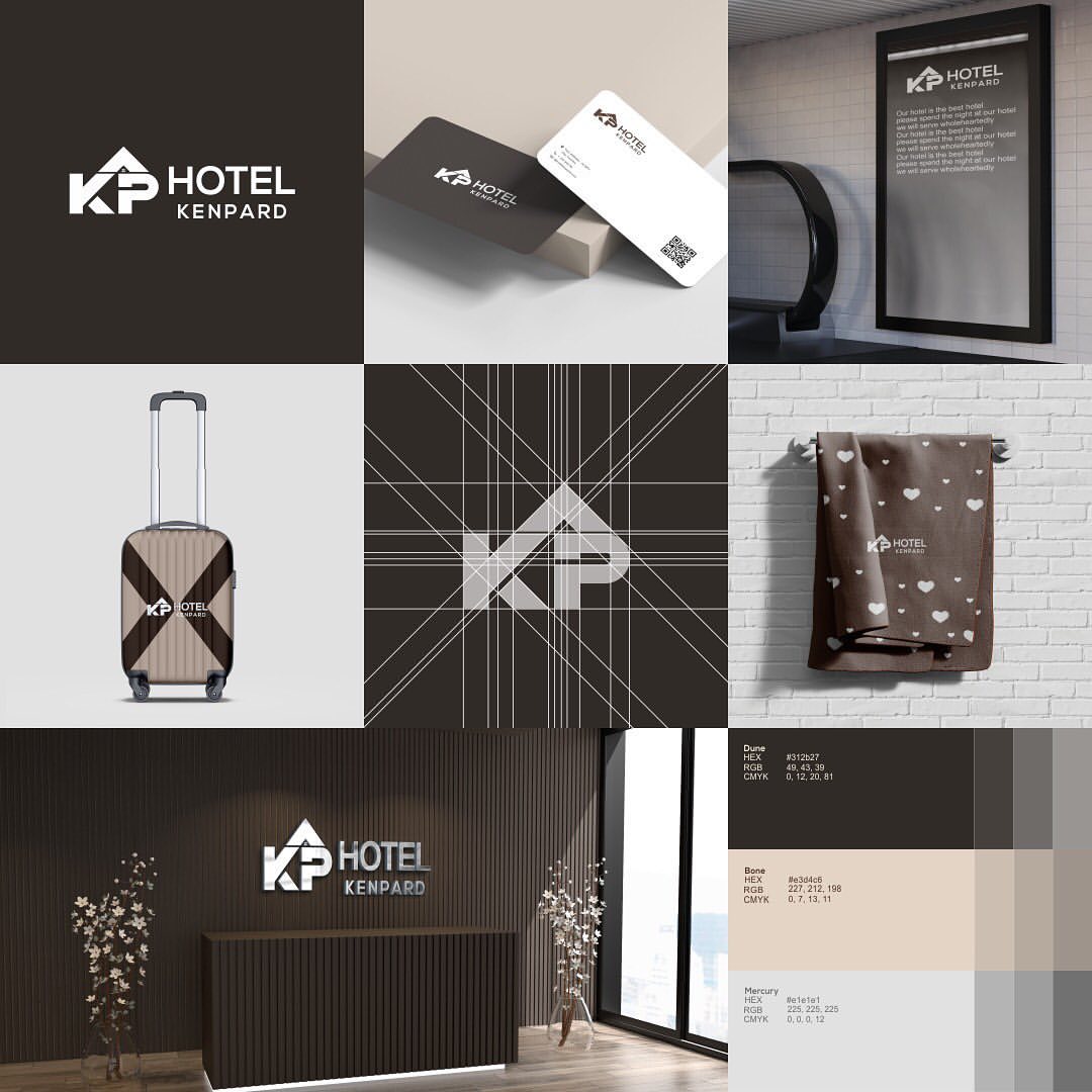 BỘ NHẬN DIỆN KP HOTEL - DMAWIN AGENCY